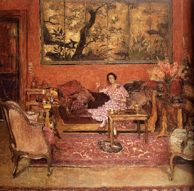 Edouard Vuillard Heng oakes curled madam France oil painting art